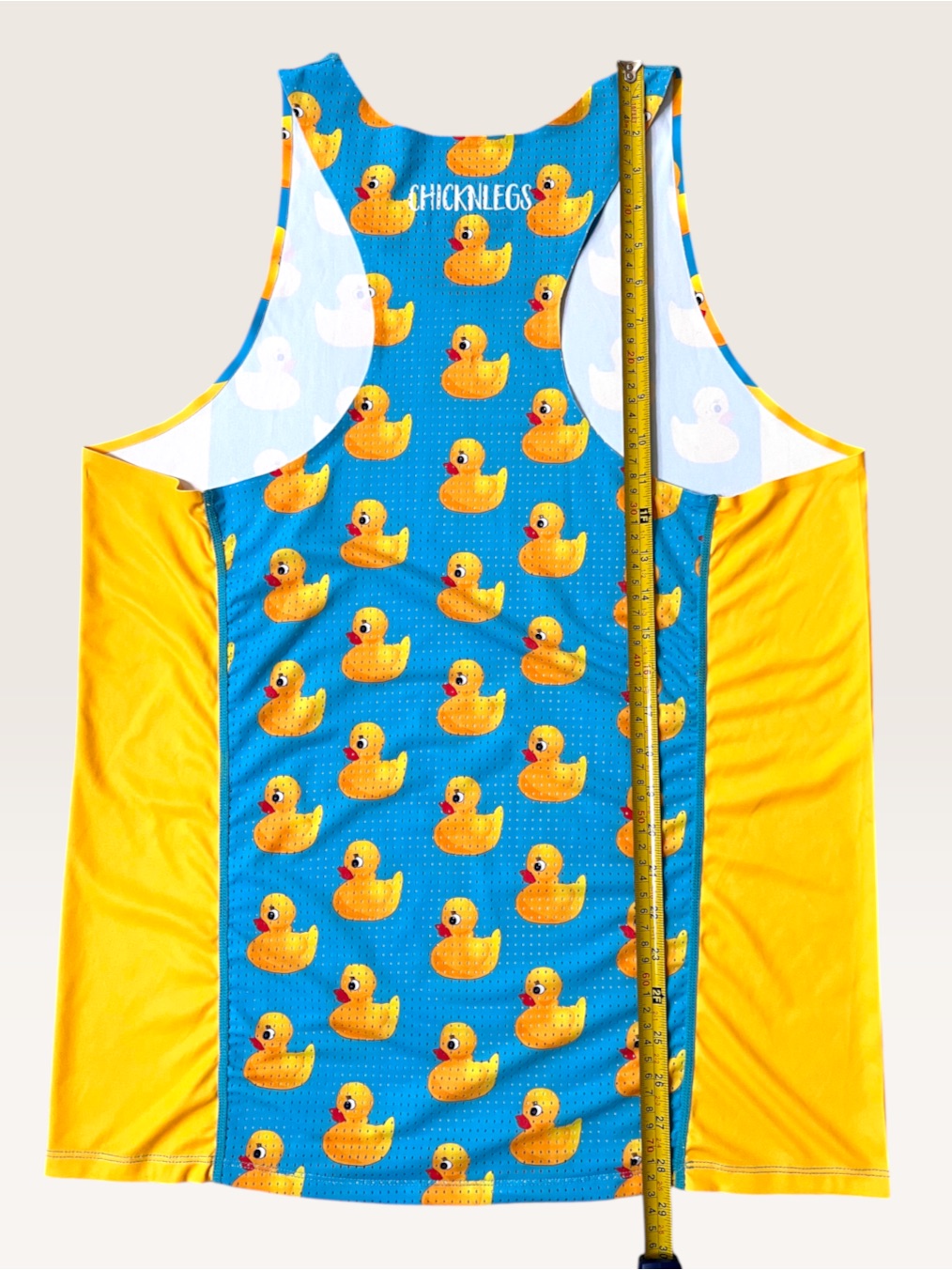 Chicknlegs Men's Rubber Duck Print Tank Top — image 7 of 7